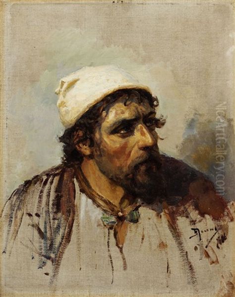 Study Of Christ Oil Painting by Vasili Dimitrievich Polenov