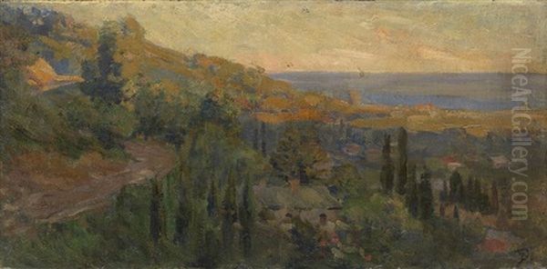 Southern Landscape Oil Painting by Vasili Dimitrievich Polenov