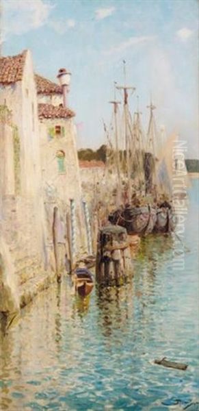 Venice Oil Painting by Vasili Dimitrievich Polenov