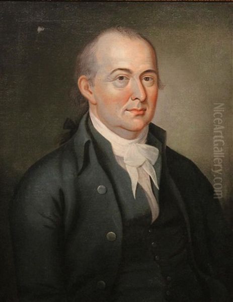 Portrait Of Throckmorton Oil Painting by Charles Peale Polk