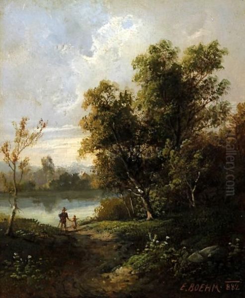 'waldenelsehaft Aus Steurmark Oil Painting by Eduard Boehm