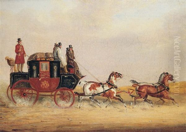 The Leeds Royal Mail Coach by James Pollard