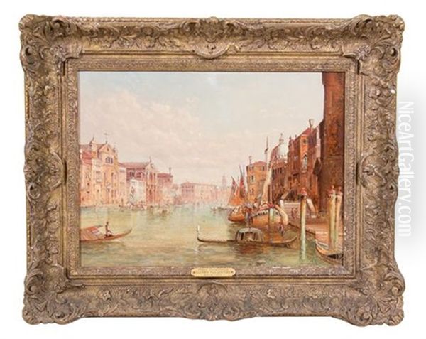 Grand Canal Venice Oil Painting by Alfred Pollentine