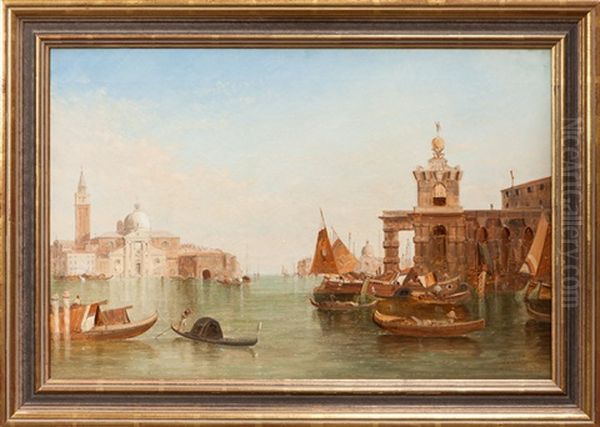 Canal Grande, Venedig Oil Painting by Alfred Pollentine