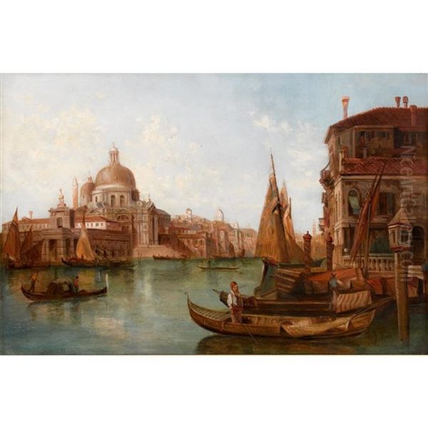 Grand Canal, Venice Oil Painting by Alfred Pollentine