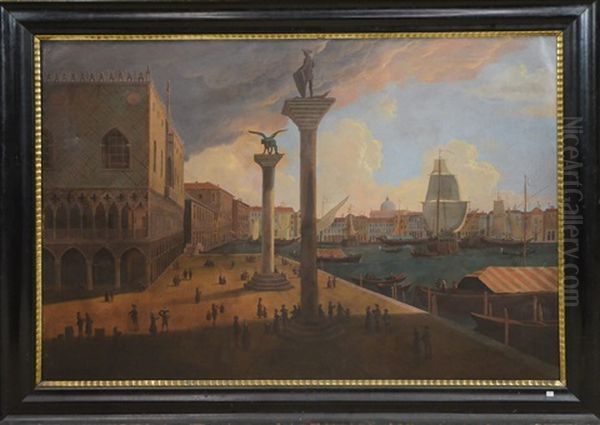 Vue De Venise Oil Painting by Alfred Pollentine