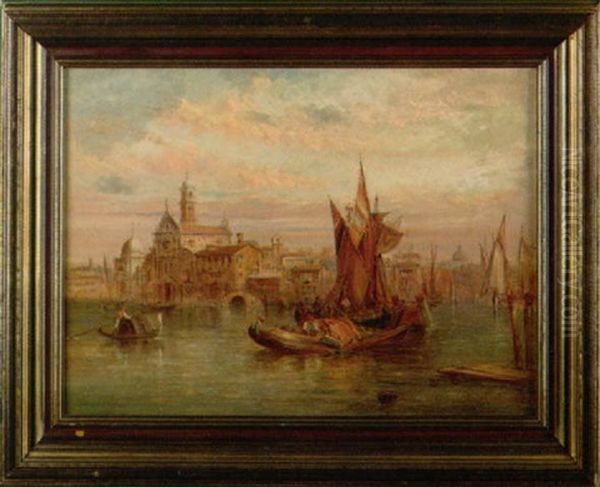 The Convent At St. Michele Venice Oil Painting by Alfred Pollentine