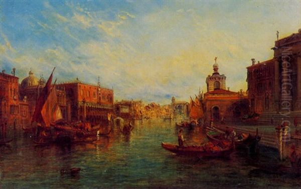 The Ducal Palace Venice Oil Painting by Alfred Pollentine