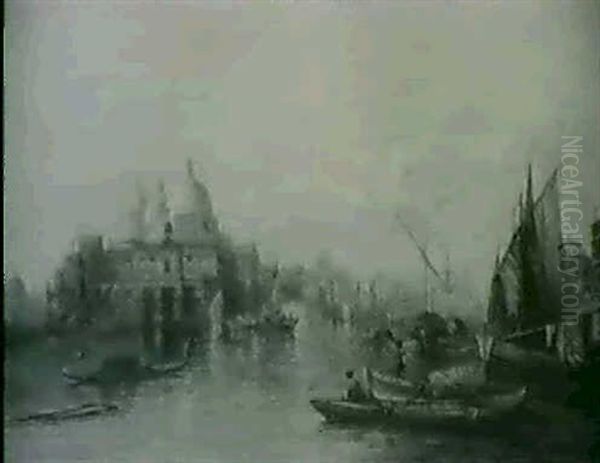 Grand Canal, Venice Oil Painting by Alfred Pollentine