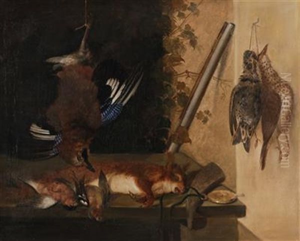 Tierstillleben Oil Painting by Felix Pollinger