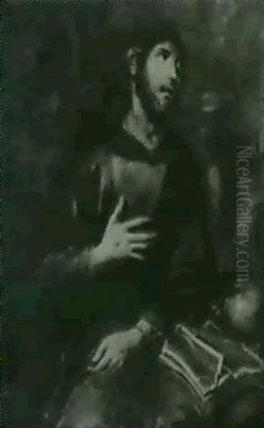 Saint Francois Oil Painting by Diego Polo the Elder