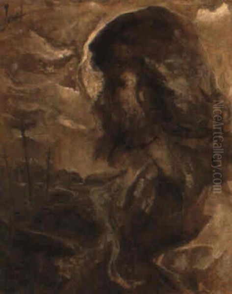 Cristo Oil Painting by Fidelio Ponce De Leon