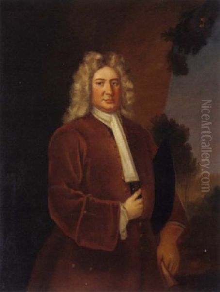 Portrait Of Thomas Coster, M.p. For Bristol, In A Brown Coat by Arthur Pond