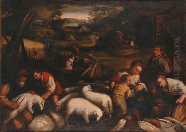 Allegoria Dell'estate Oil Painting by Francesco da Ponte Bassano