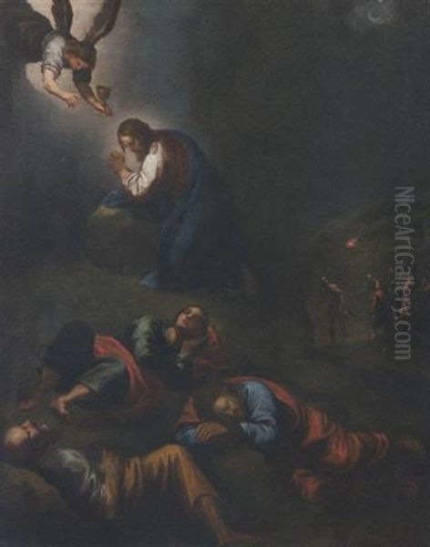 Orazione Nell'orto Oil Painting by Francesco da Ponte Bassano