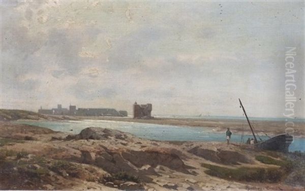 Forts De La Nouvelle Oil Painting by Antoine Claude Ponthus-Cinier