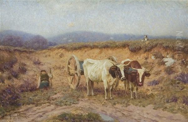 The Wood Gatherers Oil Painting by Henry Rankin Poore