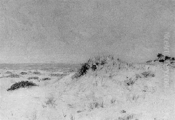 Groton Long Point Dunes Oil Painting by Henry Rankin Poore