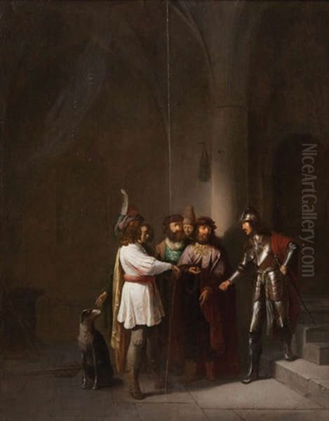 Scene De L'ancien Testament Oil Painting by Willem De Poorter