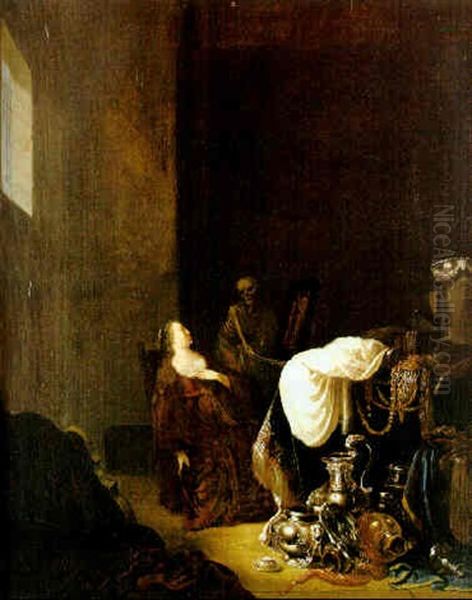 Vanitas - Allegori Oil Painting by Willem De Poorter