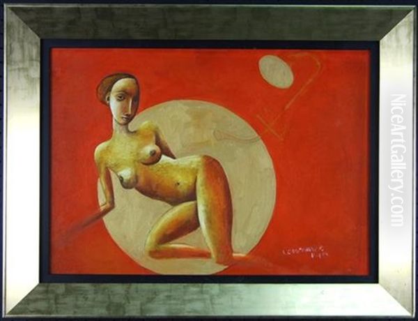 Nude Oil Painting by Konstantin Popov