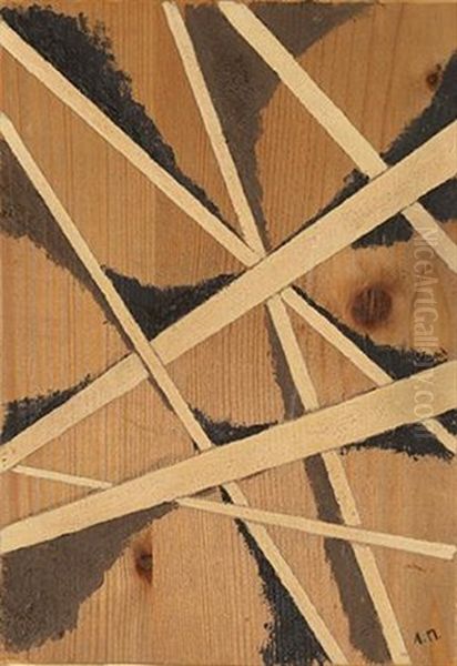 Construction Espace-force Oil Painting by Lyubov Popova