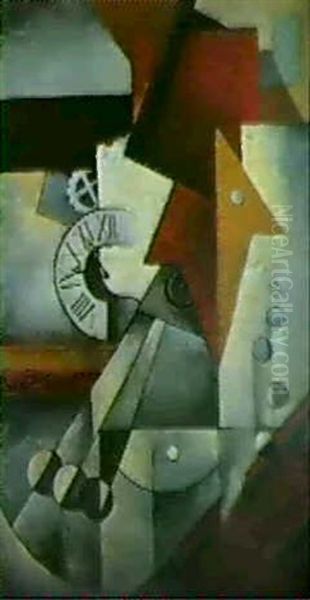 Die Uhr Oil Painting by Lyubov Popova