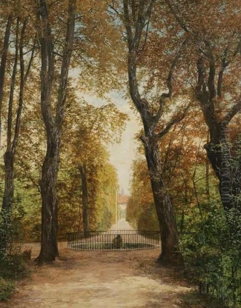 From Wallenstein Garden Oil Painting by Roubalik Bohumir