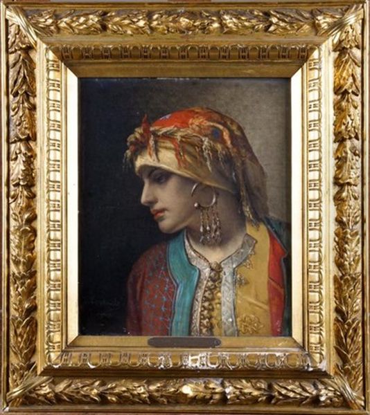 Marocaine Oil Painting by Jean-Francois Portaels