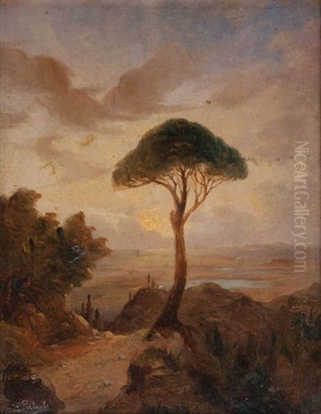 Zuiders Landschap Oil Painting by Jean-Francois Portaels