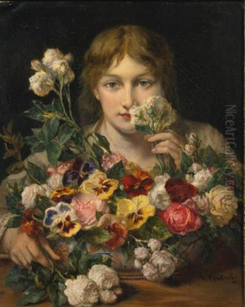 Sweet Flowers by Jean-Francois Portaels