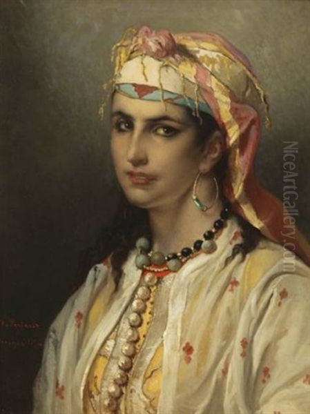 Haouisha Moresque, Tanger Oil Painting by Jean-Francois Portaels