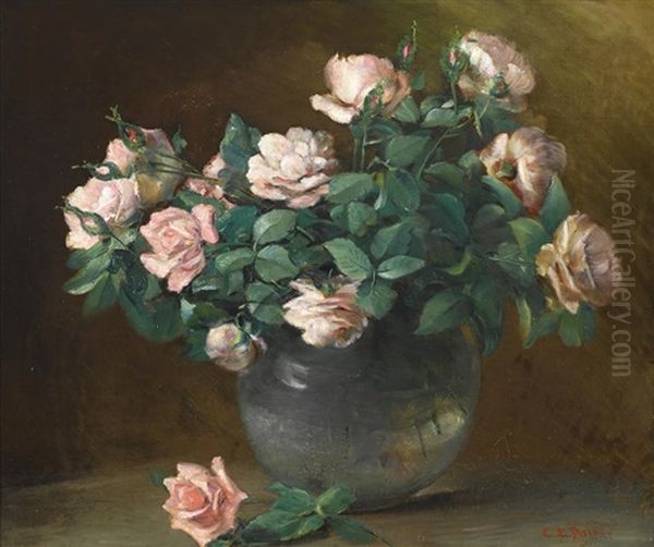 Roses Oil Painting by Charles Porter