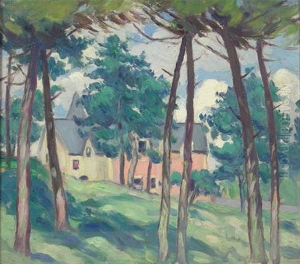 Among The Pine Oil Painting by Frederick James Porter