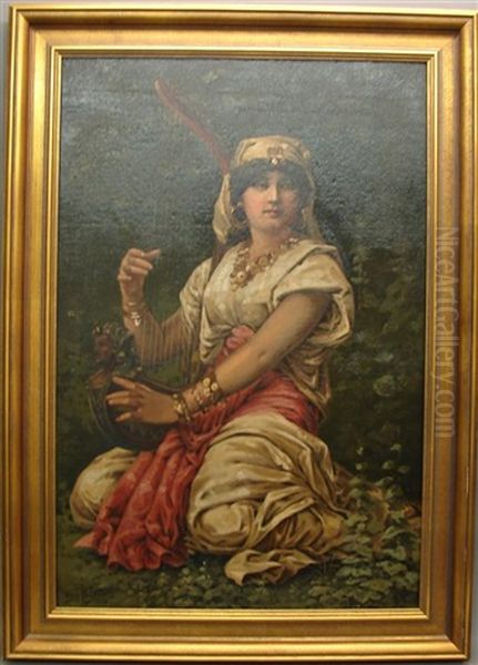 Gypsy Woman Oil Painting by William Arnold Porter