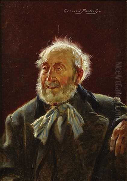 Herenportret by Gerard Jozef Portielje