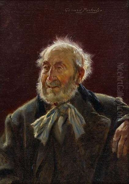 L'age Heureux Oil Painting by Gerard Jozef Portielje