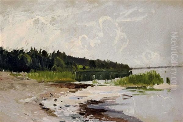 Am Starnberger See Oil Painting by Richard Von Poschinger