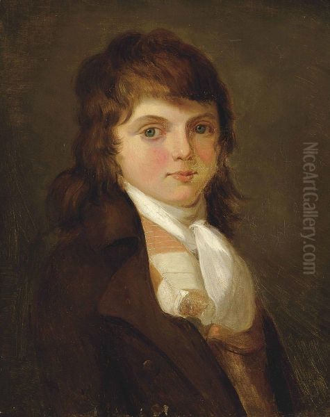 Portrait Of A Boy Oil Painting by Louis Leopold Boilly