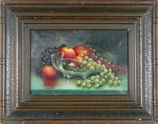 Still Life With Fruit Oil Painting by Hugo A. Possner