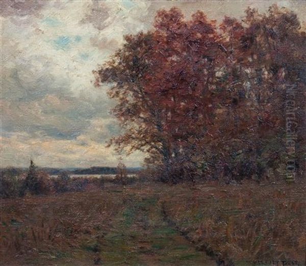 Autumn Touches Oil Painting by William Merritt Post