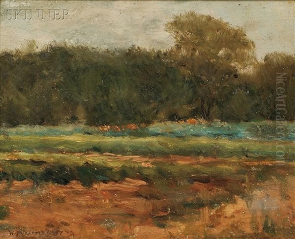 Field Oil Painting by William Merritt Post