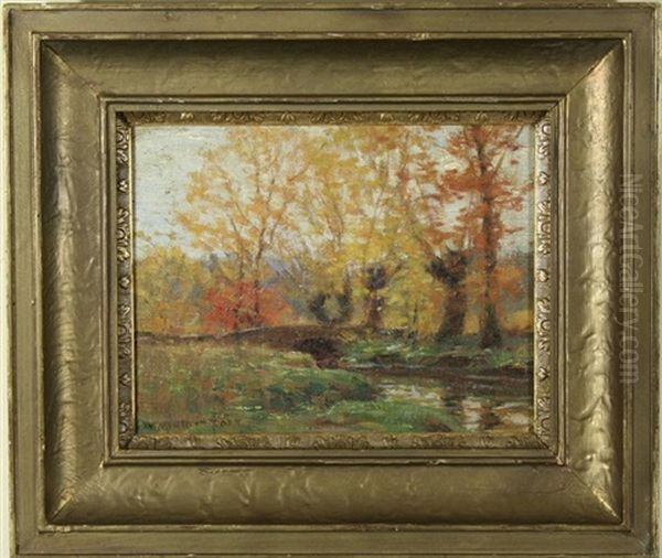 Stonebridge, Bantam, Ct Oil Painting by William Merritt Post