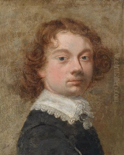 Bildnis Eines Jungen Mannes Oil Painting by Hendrick Gerritsz. Pot