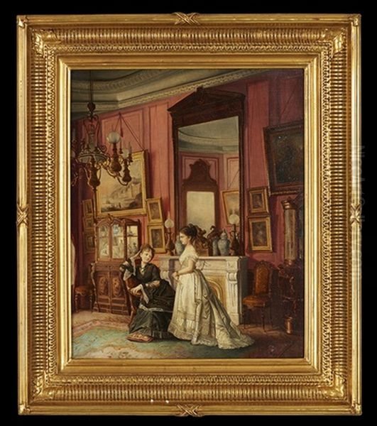 Before The Ball Oil Painting by Laslett John Pott