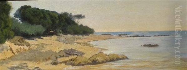 Maree Basse Oil Painting by Adolphe Potter