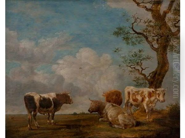 Vaches Dans Un Paysage Oil Painting by Paulus Potter