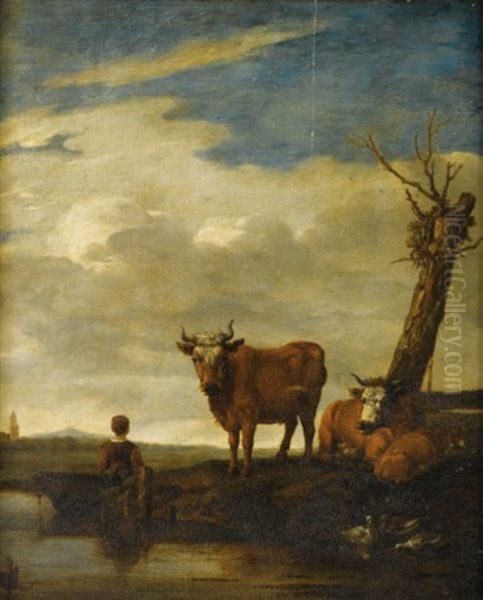 Scene Pastorale Oil Painting by Paulus Potter