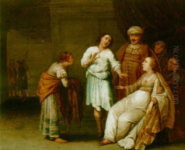 Potiphar's Wife Denouncing Joseph by Pieter Symonsz Potter