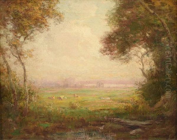 Country Landscape Oil Painting by Edward Henry Potthast